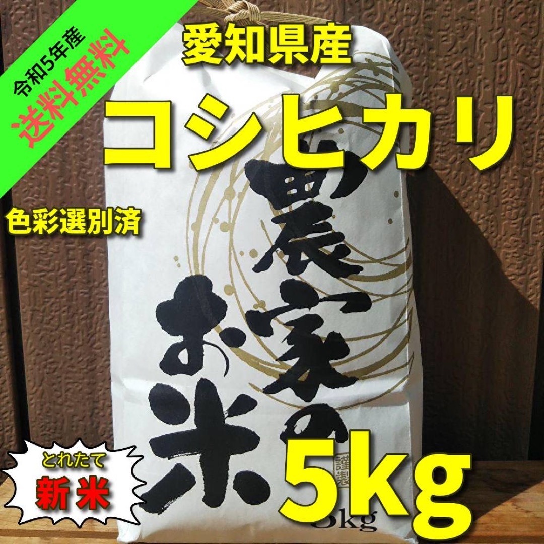 【R5年産 新米】コシヒカリ(白米 5kg) 食品/飲料/酒の食品(米/穀物)の商品写真