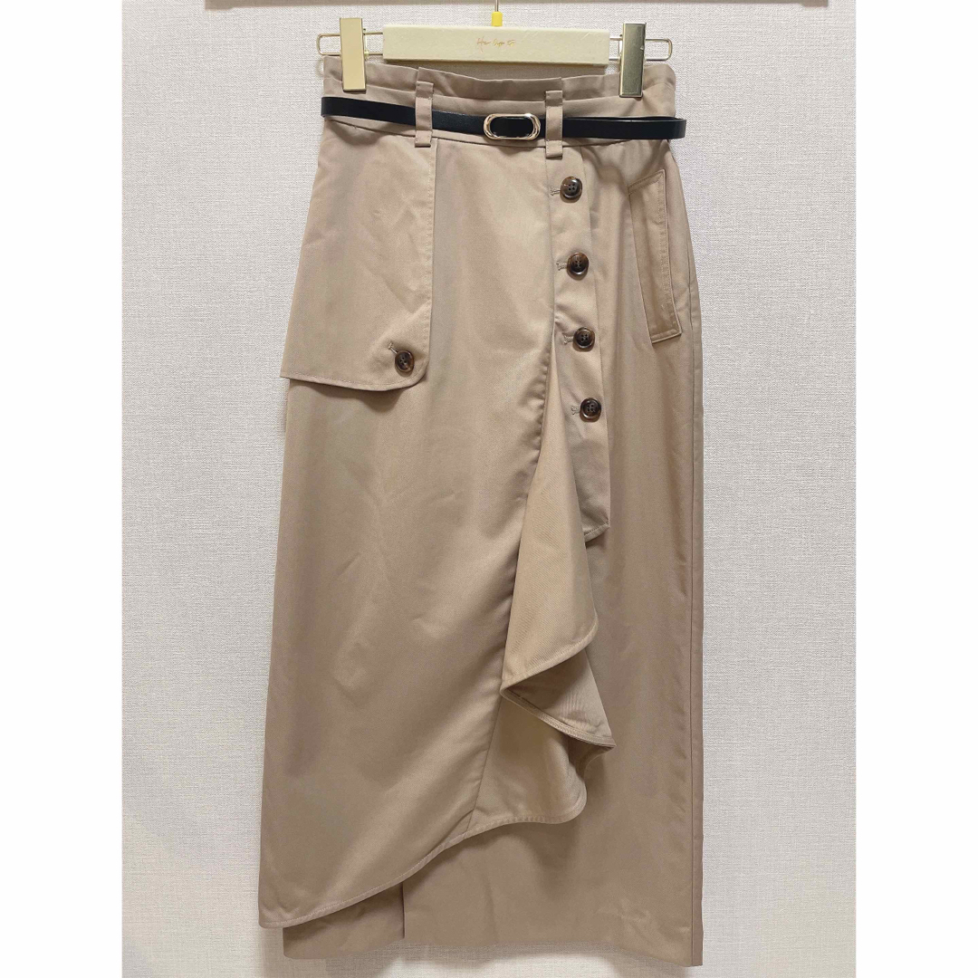 Her lip to - Belted Wrap-Effect Twill Skirtの通販 by aichima's