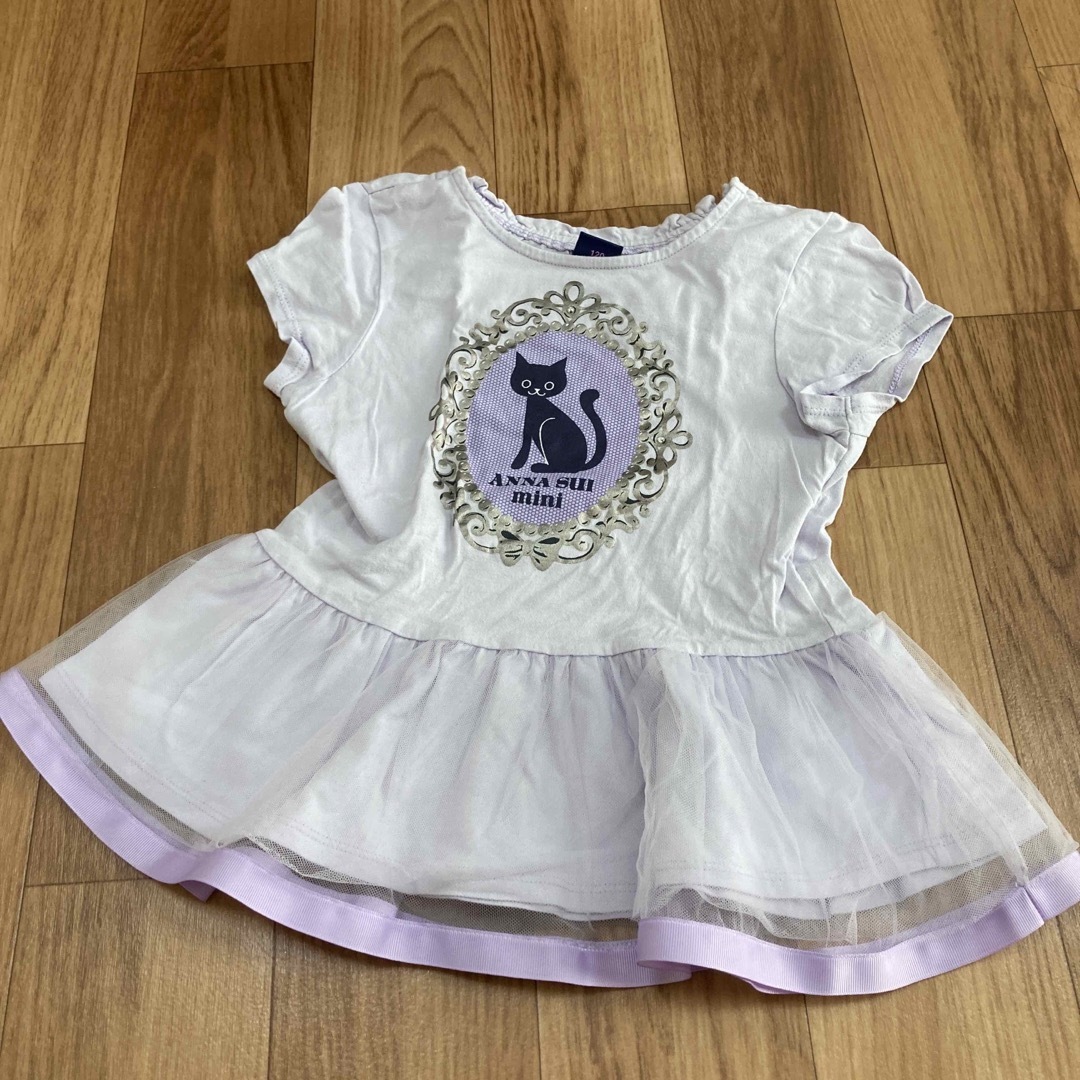 ANNA SUI mini(アナスイミニ)のANNA SUI MINI  Tシャツ　120 キッズ/ベビー/マタニティのキッズ服女の子用(90cm~)(Tシャツ/カットソー)の商品写真