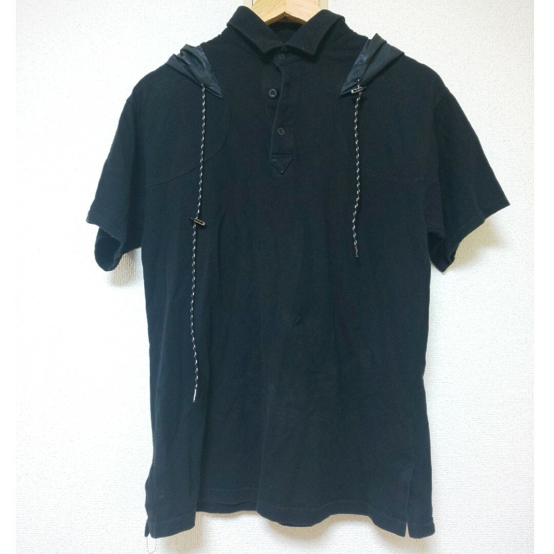 yoshiokubo ヨシオクボ 半袖シャツ カットソー 半袖パーカーシャツ半袖パーカーシャツ