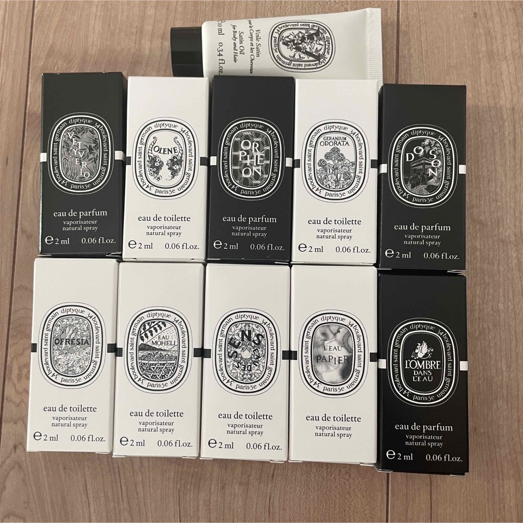 diptyque(ディプティック)のDiptyque ディプティック ミニ香水セット　旅行　ポーチ コスメ/美容の香水(香水(女性用))の商品写真