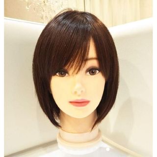 人毛100%ウィッグ総手植えつむじ地肌✨中島健人❣️さら艶髪！美人ショート✨