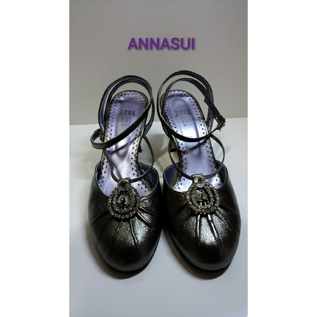 【値下げ】ANNA SUI ベルト付きパンプス