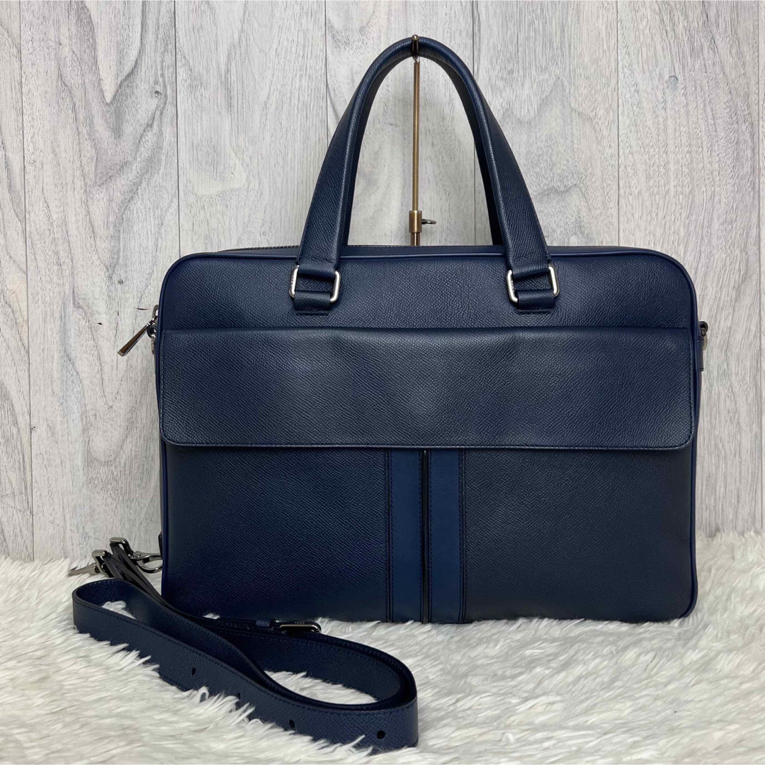 TODS トッズ レザービジネスバック【美品】