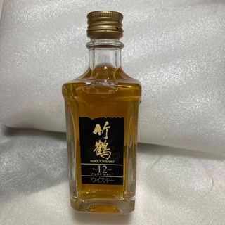 ニッカウイスキー(ニッカウヰスキー)の 竹鶴12年50ml(希少角ボトル)ミニチュアボトル(ウイスキー)