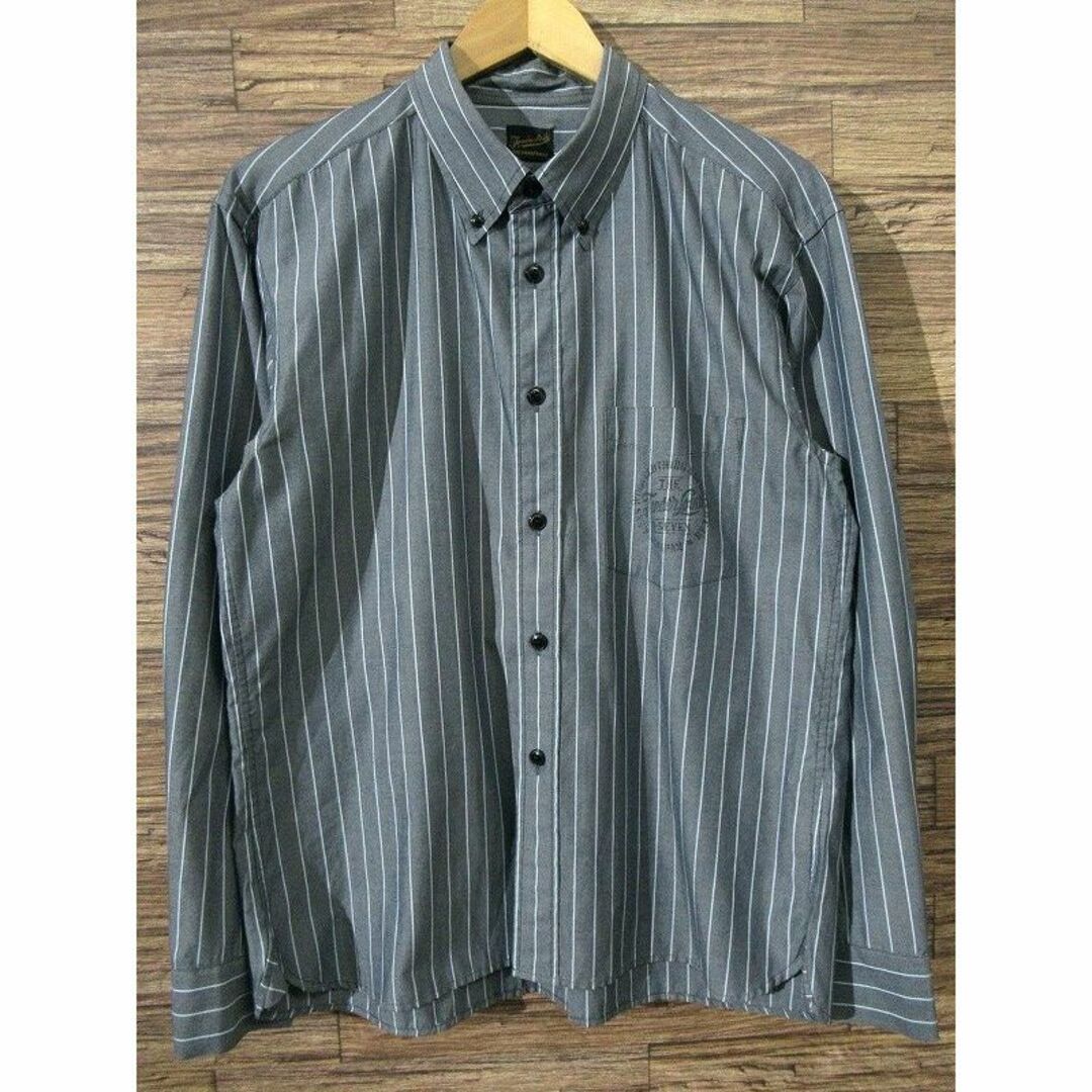 送無 TENDERLOIN テンダーロイン T-WORK SHT STRIPE 長袖 ストライプ