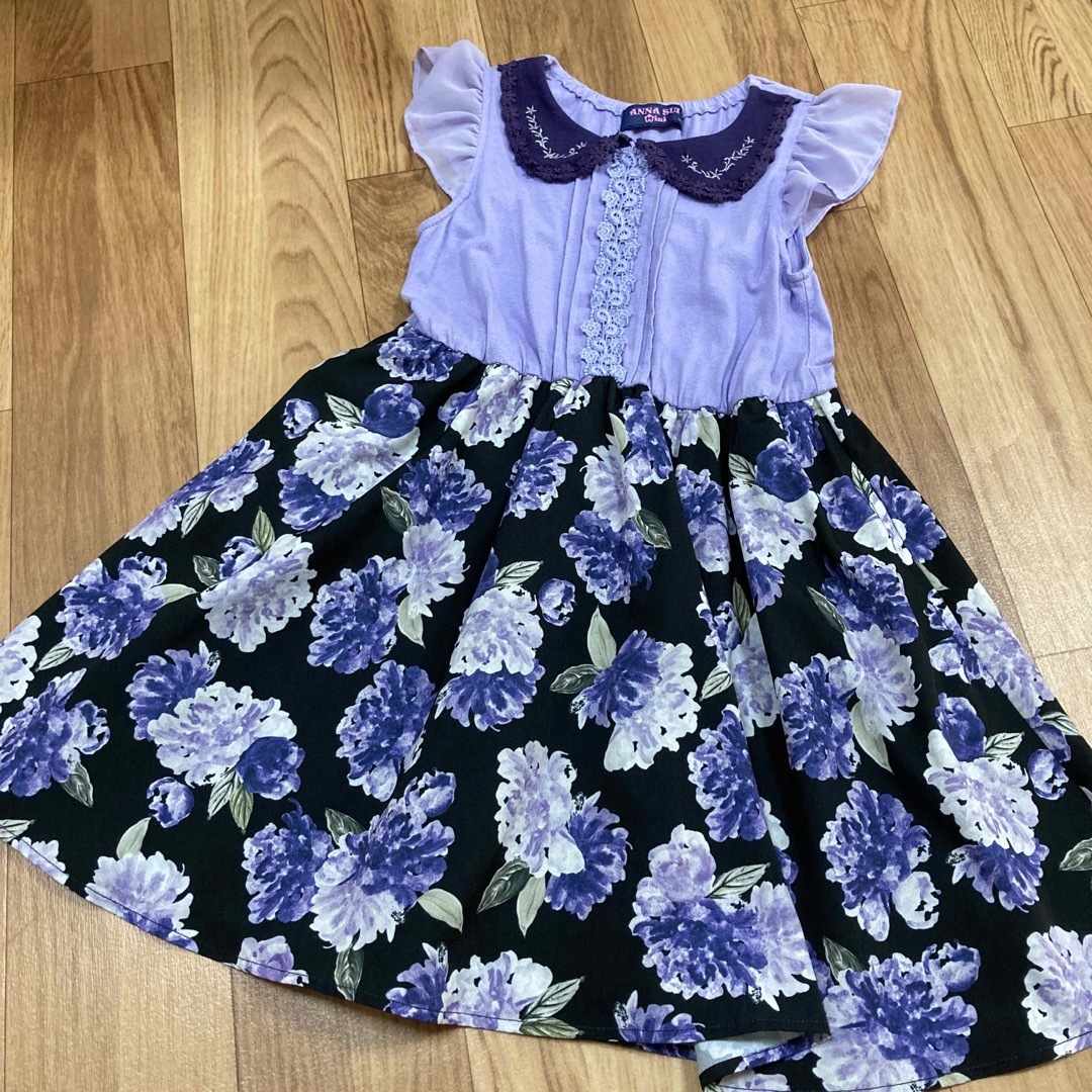 ANNA SUI mini(アナスイミニ)のANNA SUI MINI ワンピース　120 キッズ/ベビー/マタニティのキッズ服女の子用(90cm~)(ワンピース)の商品写真