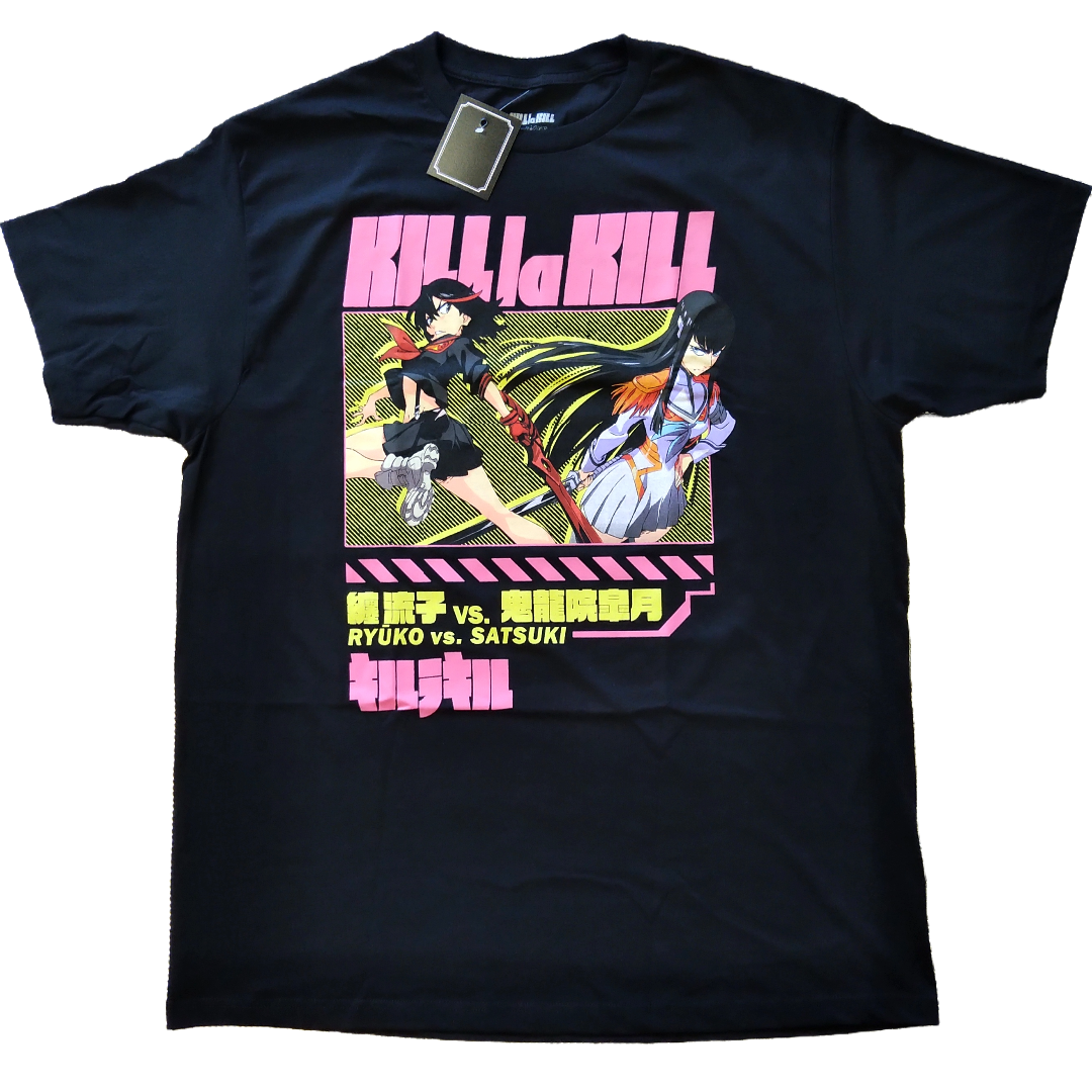 メンズキルラキル　Tシャツ　2XL　黒　アニメTシャツ　kill la kill *