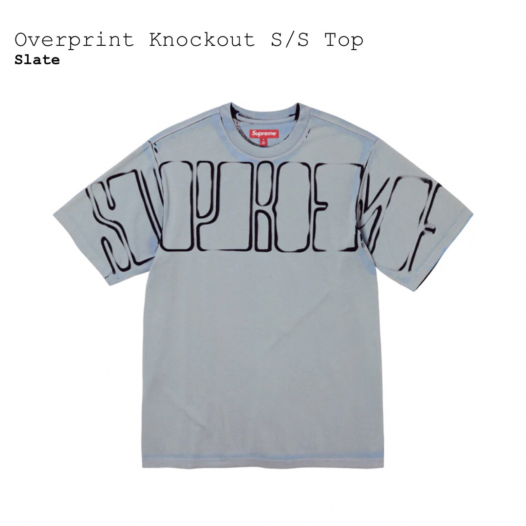 Tシャツ/カットソー(半袖/袖なし)シュプリーム　Overprint Knockout S/S Top