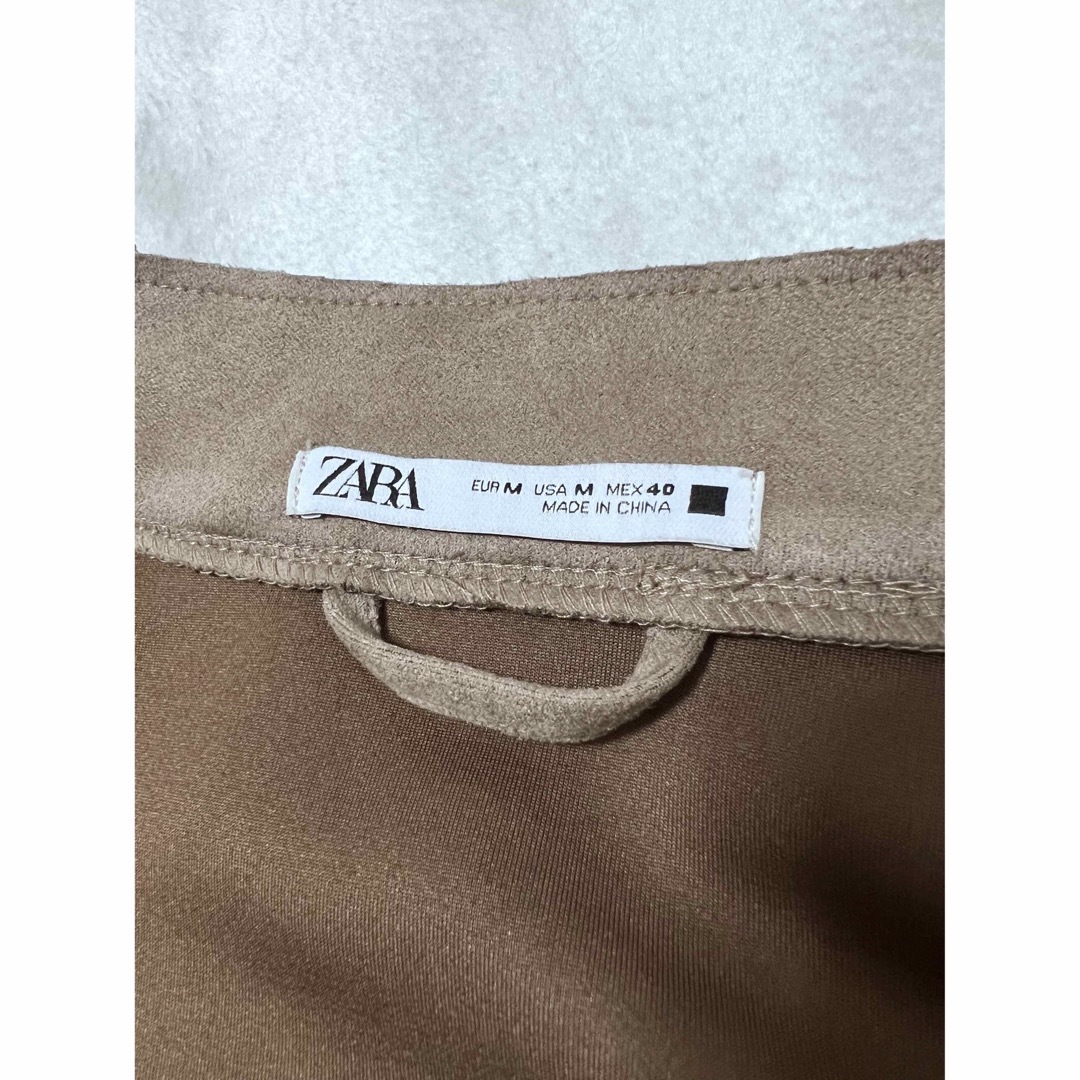 ZARA(ザラ)のZARA ザラ 美品 ノーカラー ジャケット  スエードブレザー  M 40 メンズのジャケット/アウター(ノーカラージャケット)の商品写真