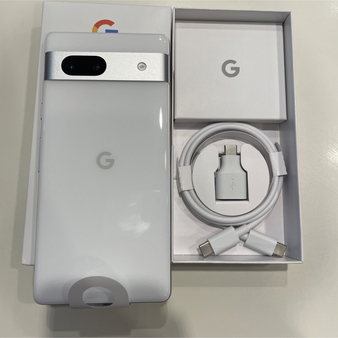 Google Pixel(グーグルピクセル)の【未使用】Google Pixel 7a Snow 128 GB SIMフリー スマホ/家電/カメラのスマートフォン/携帯電話(スマートフォン本体)の商品写真