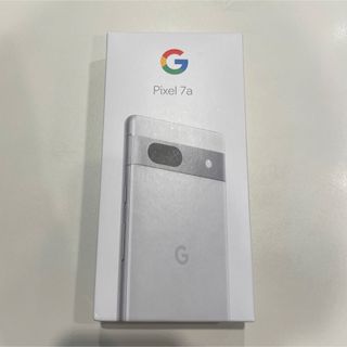 グーグルピクセル(Google Pixel)の【未使用】Google Pixel 7a Snow 128 GB SIMフリー(スマートフォン本体)