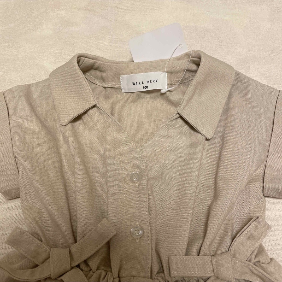 WILL MERY(ウィルメリー)の新品　WILL MERY ワンピース　100cm キッズ/ベビー/マタニティのキッズ服女の子用(90cm~)(ワンピース)の商品写真