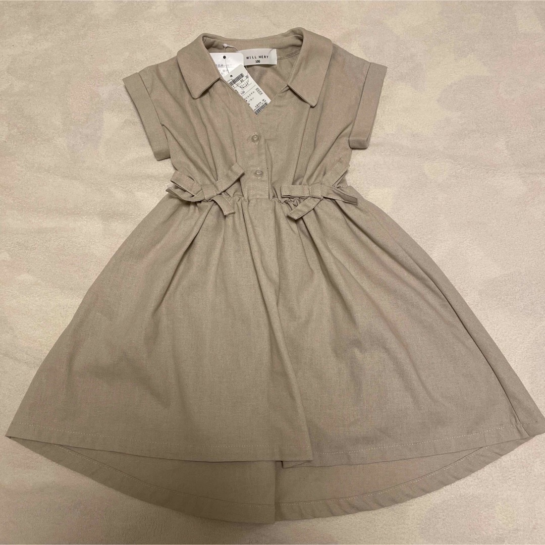 WILL MERY(ウィルメリー)の新品　WILL MERY ワンピース　100cm キッズ/ベビー/マタニティのキッズ服女の子用(90cm~)(ワンピース)の商品写真