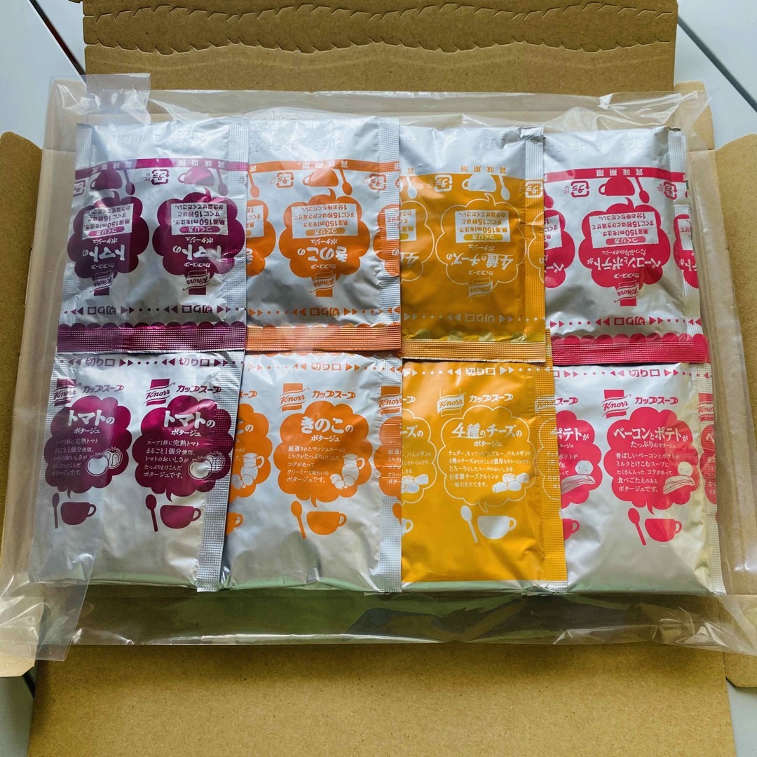 かちくん's　カップスープ　クノール　by　ポタージュ全種類36食(3袋入×12箱分)の通販　shop｜ラクマ