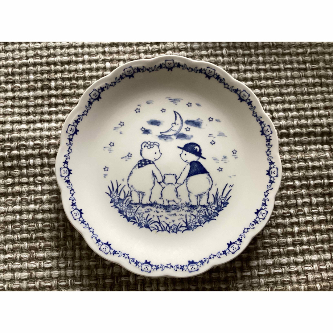 NIKKO(ニッコー)のNIKKO TABLEWEAR テディベアケーキ皿　4枚セット インテリア/住まい/日用品のキッチン/食器(食器)の商品写真