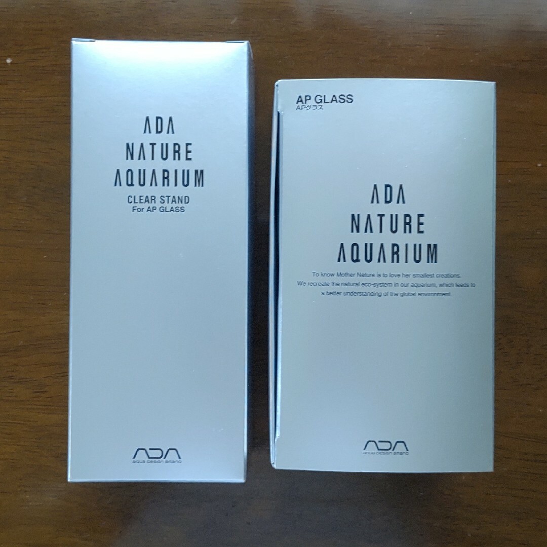 アクアリウム01【新品】ADA APグラス ＆ クリアスタンド セット