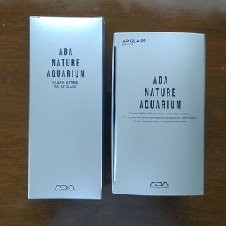 アクアデザインアマノ(Aqua Design Amano)の【新品】ADA APグラス ＆ クリアスタンド セット(アクアリウム)