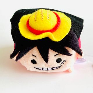 ワンピース(ONE PIECE)のワンピース ムギムギおてだま ルフィ 討ち入り ぬいぐるみ マスコット(キャラクターグッズ)