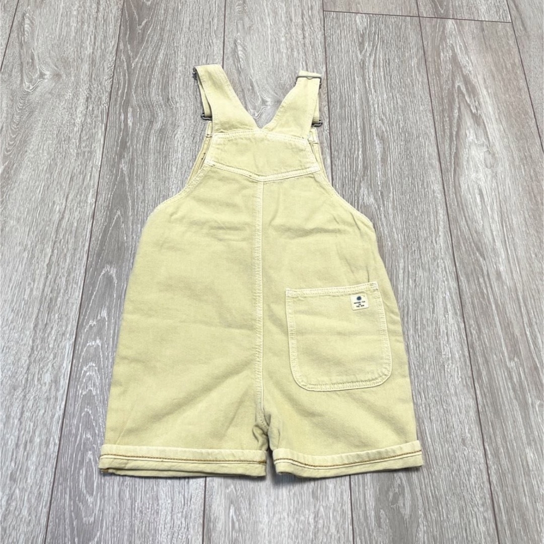 ZARA KIDS(ザラキッズ)の【新品未使用タグ付き】 ZARA ザラ  ザラキッズ デニムサロペット 100 キッズ/ベビー/マタニティのキッズ服男の子用(90cm~)(パンツ/スパッツ)の商品写真