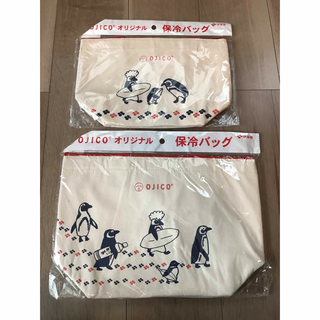 OJICO - OJICO × 伊藤園　保冷バッグ　 大・小2つ　  ペンギン柄　