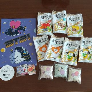 ビーティーイシビル(BT21)のBTS くら寿司&爽健美茶 BT21 キャンペーン セット おまけ付き(ノベルティグッズ)