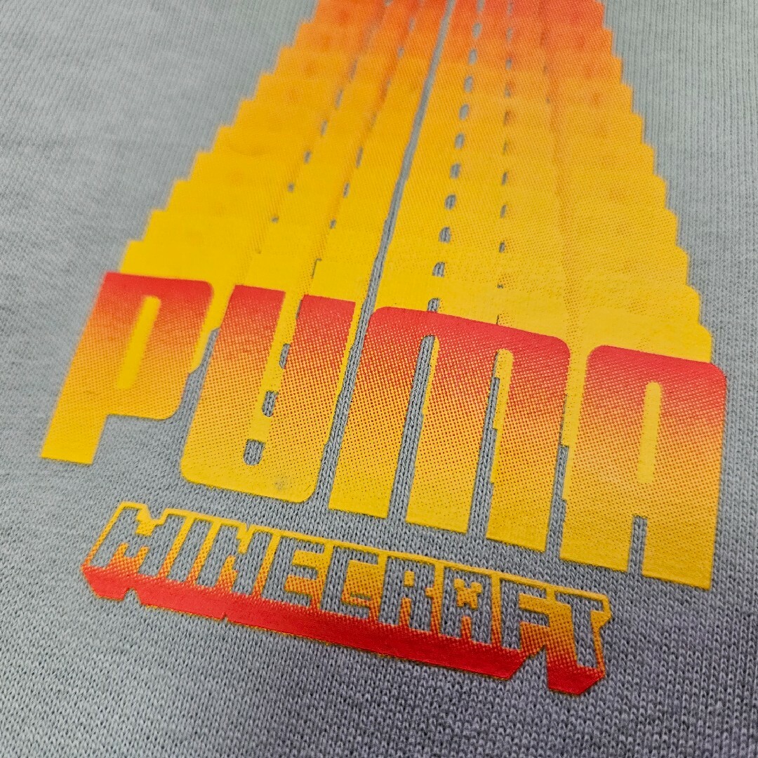 PUMA(プーマ)のプーマ×マインクラフト　フーディパーカー キッズ/ベビー/マタニティのキッズ服男の子用(90cm~)(Tシャツ/カットソー)の商品写真