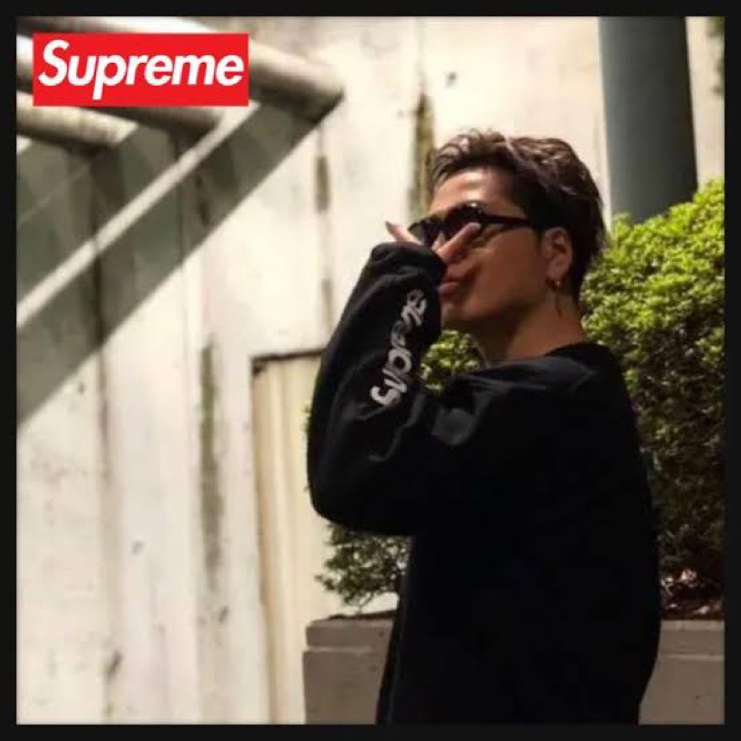 登坂広臣 着用 19AW Supreme スウェット トレーナー 横ロゴ L