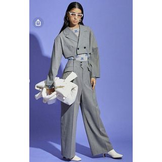 MAISON SPECIAL - MAISON SPECIAL ストライプベアオールインワンの通販