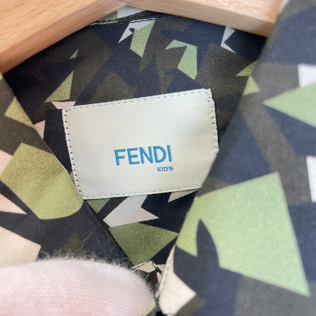 新品未使用 FENDI KIDS フェンディ キッズ ボタンダウンシャツ 4A - T