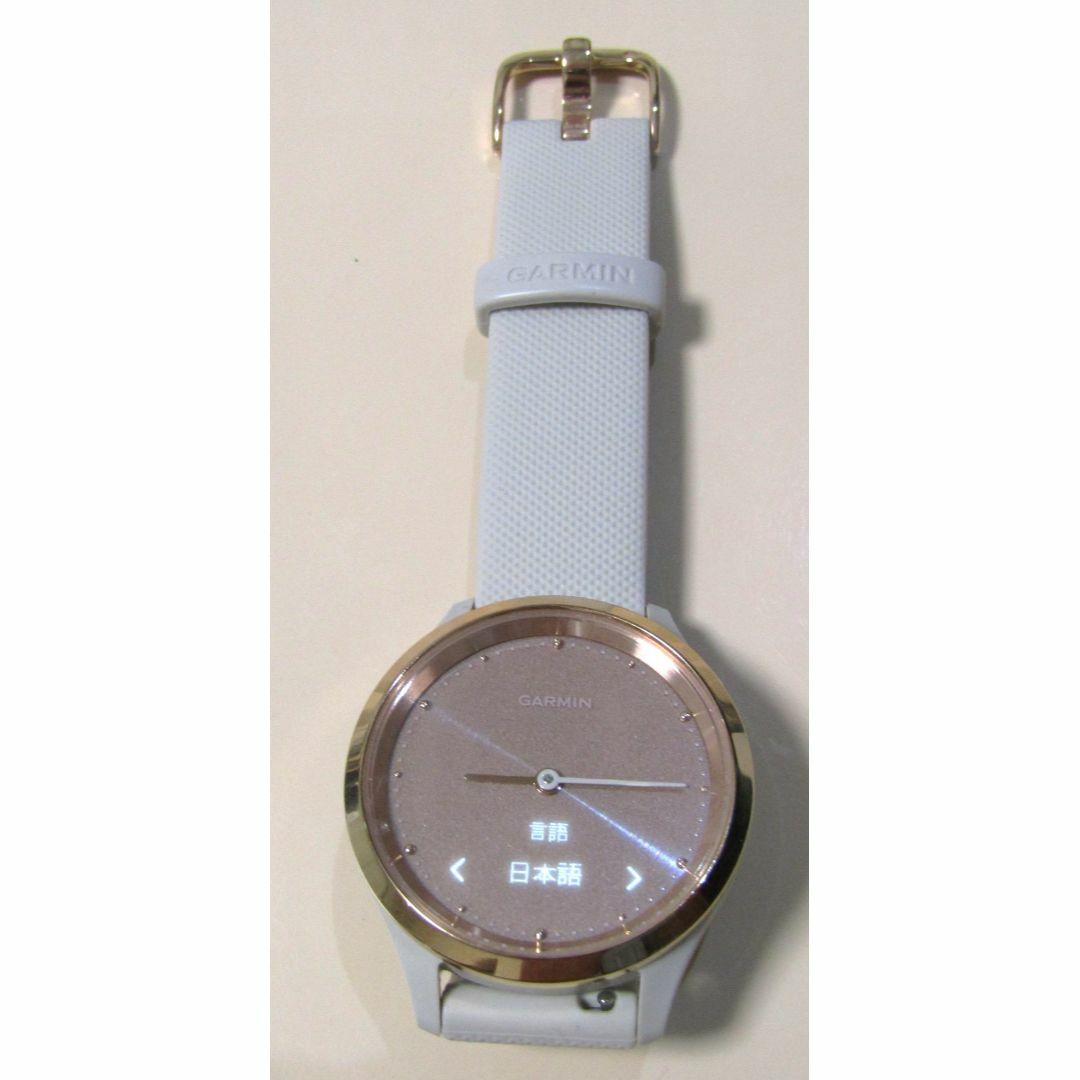 美品 ガーミン vivomove3S Light Sand/Rose Gold