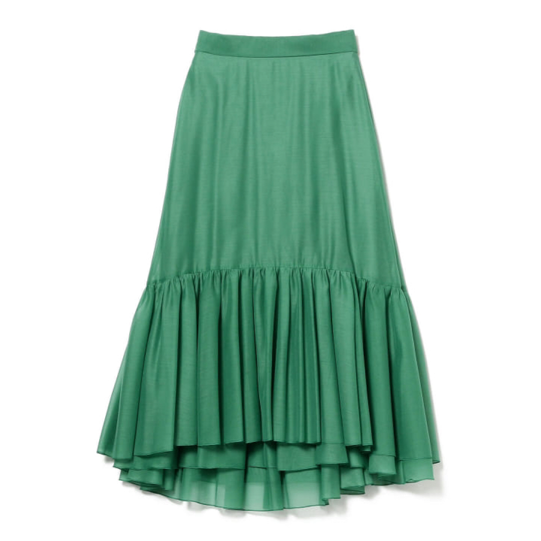 Demi-Luxe BEAMS(デミルクスビームス)の未使用Demi-Luxe BEAMS / オーガンジー スカート レディースのスカート(ロングスカート)の商品写真