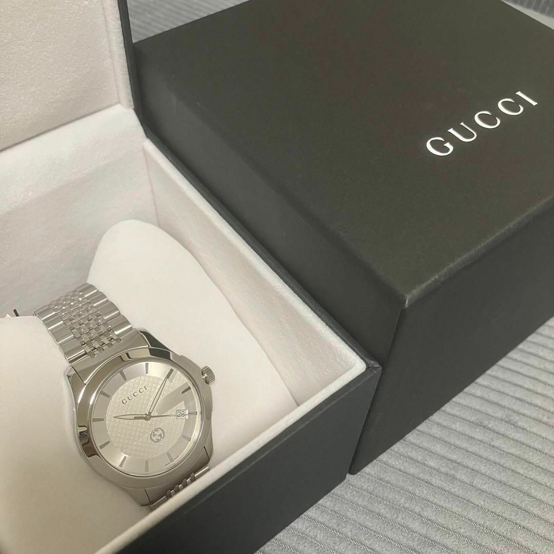 Gucci(グッチ)の【新品】GUCCI グッチ メンズ腕時計 Gタイムレス YA1264174 高級 メンズの時計(腕時計(アナログ))の商品写真