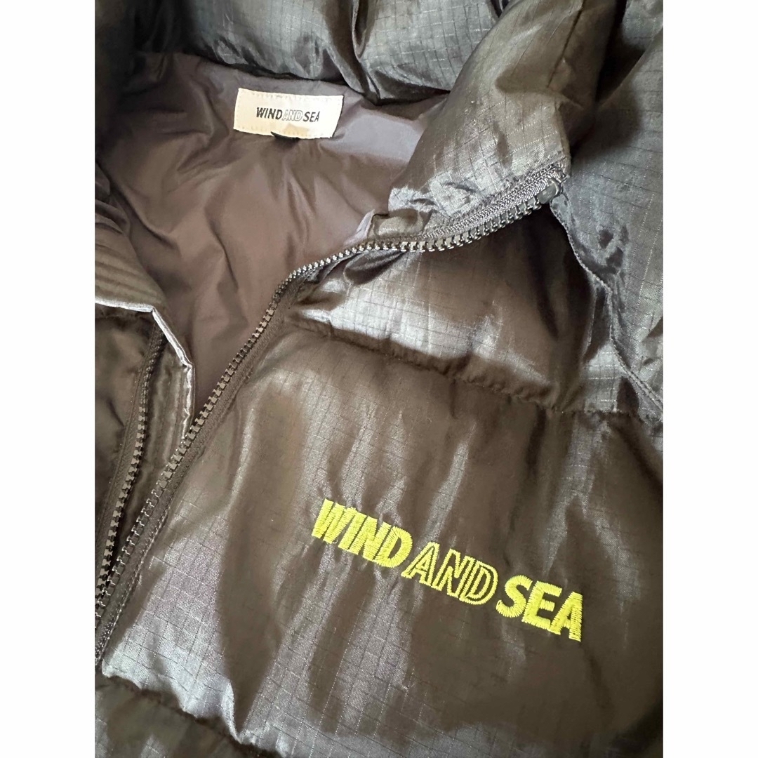 WIND AND SEA ダウンジャケット ブラック sizeS 2