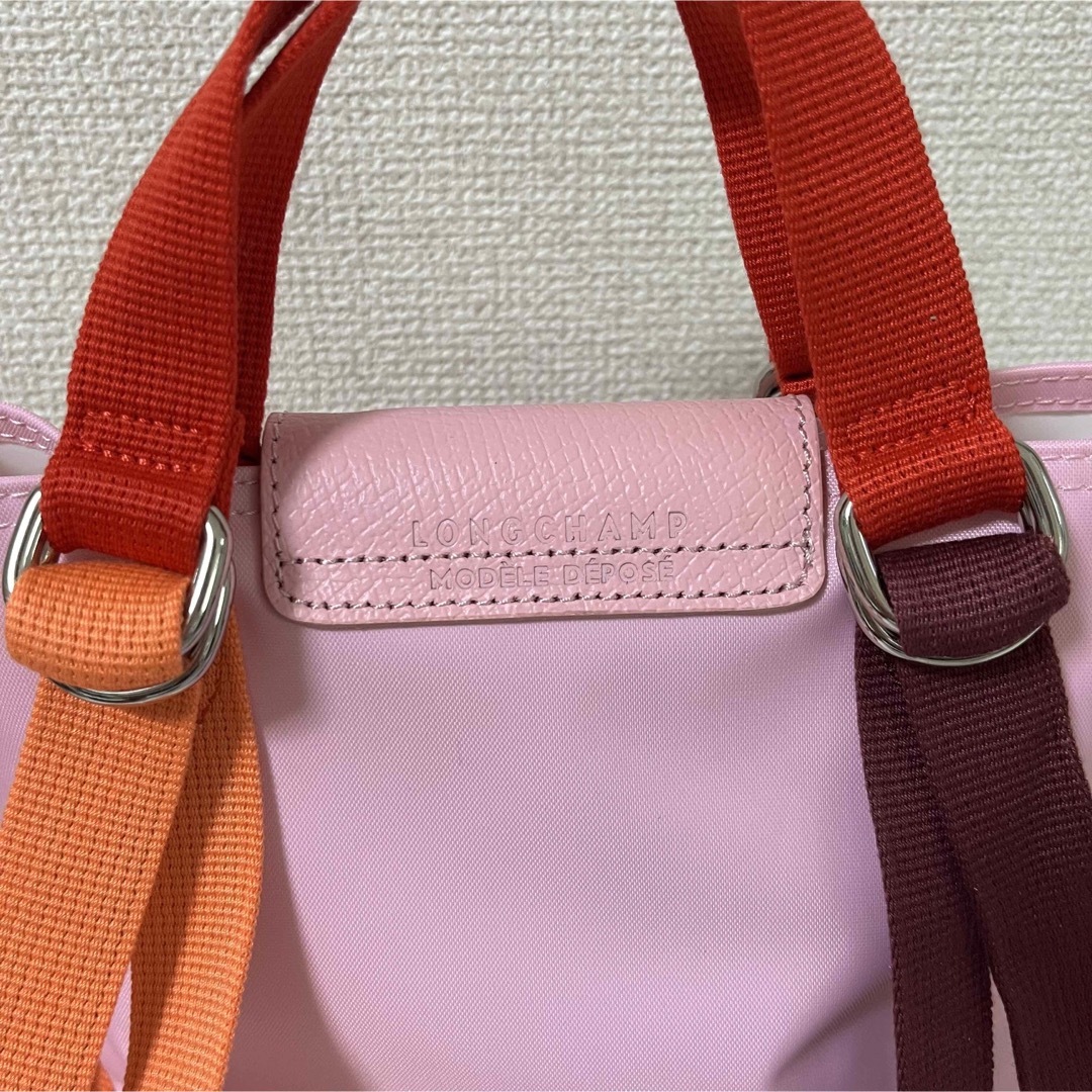 【新品】LONGCHAMPプリアージュ・リプレイ XS 淡いピンクイギリス限定品