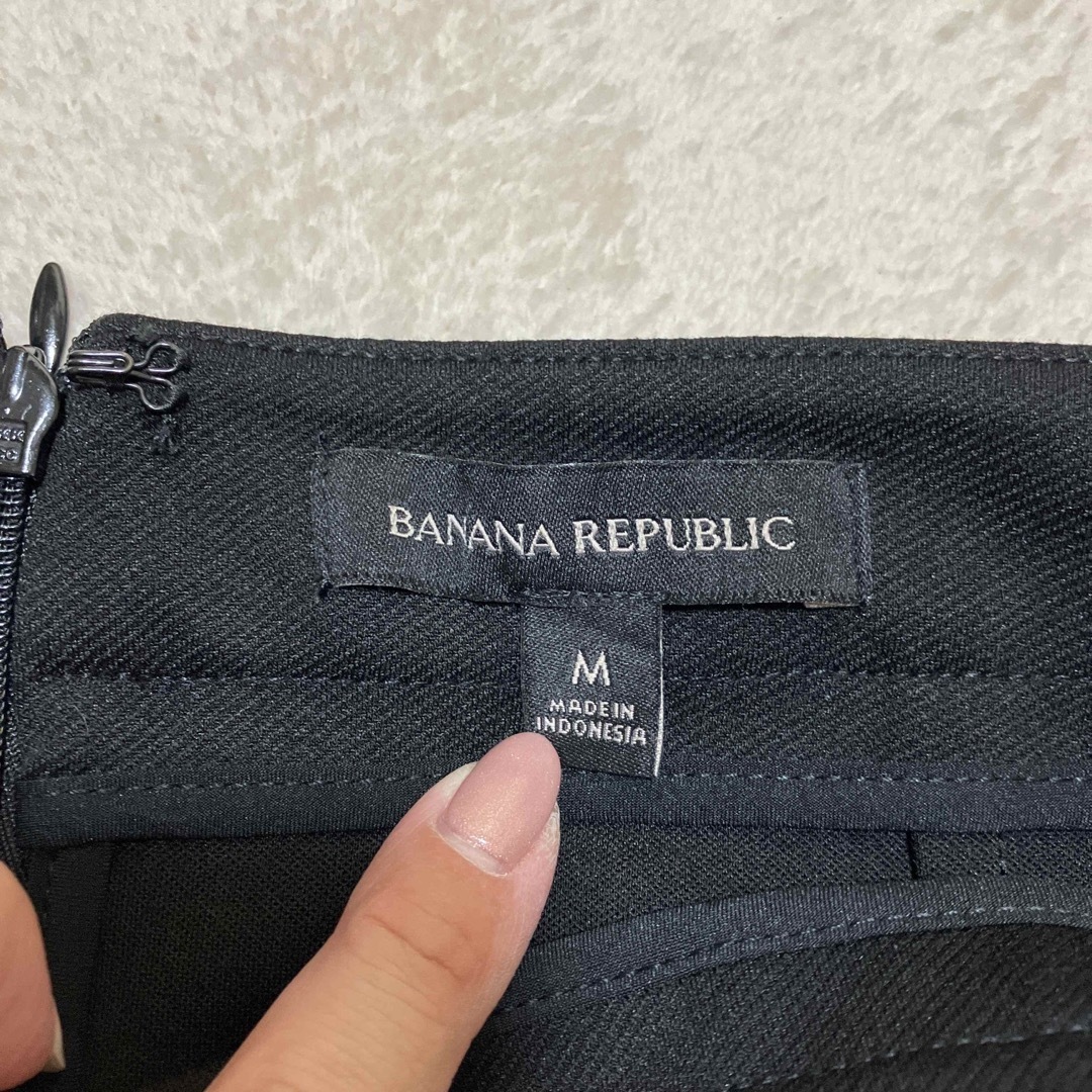 Banana Republic(バナナリパブリック)のバナナリパブリック　スカート　L ブラック レディースのスカート(ひざ丈スカート)の商品写真