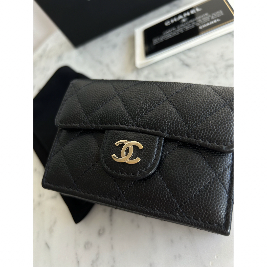 CHANEL   他サイトにて売り切れCHANEL 三つ折り財布 コンパクト