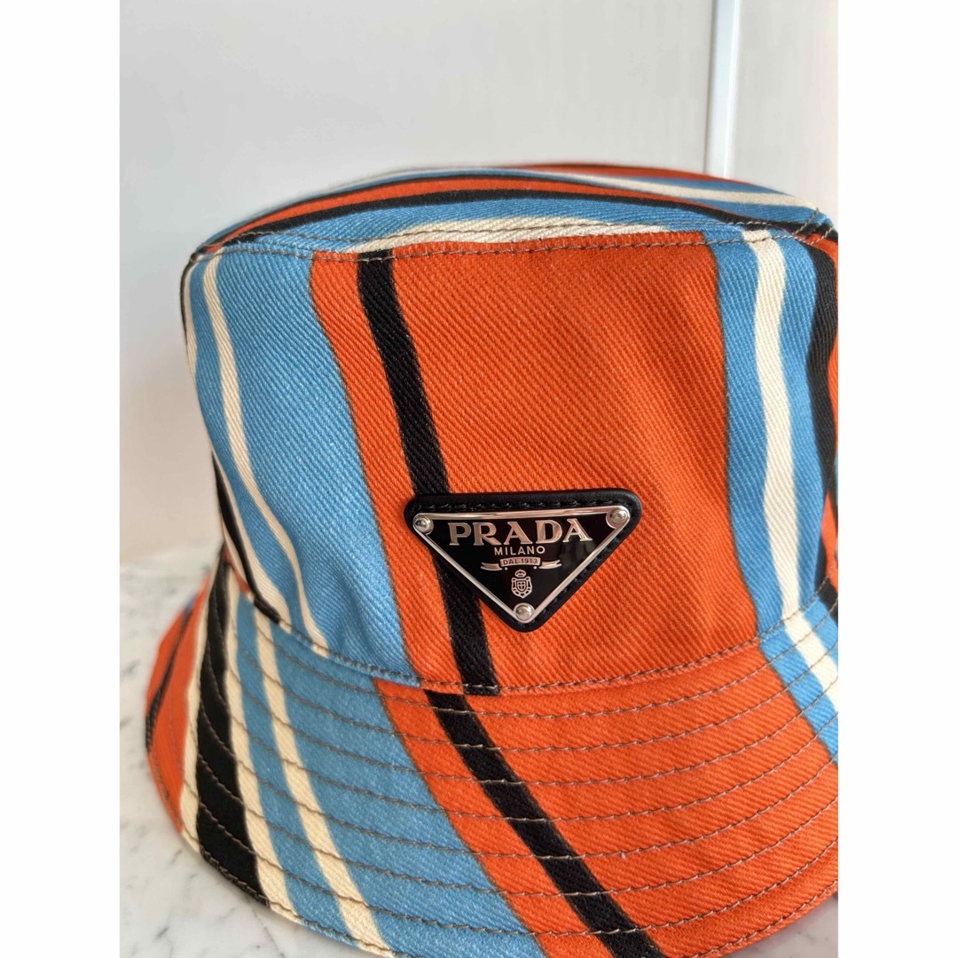 PRADA - プラダ バケットハット Lサイズの通販 by 断捨離中☆|プラダ