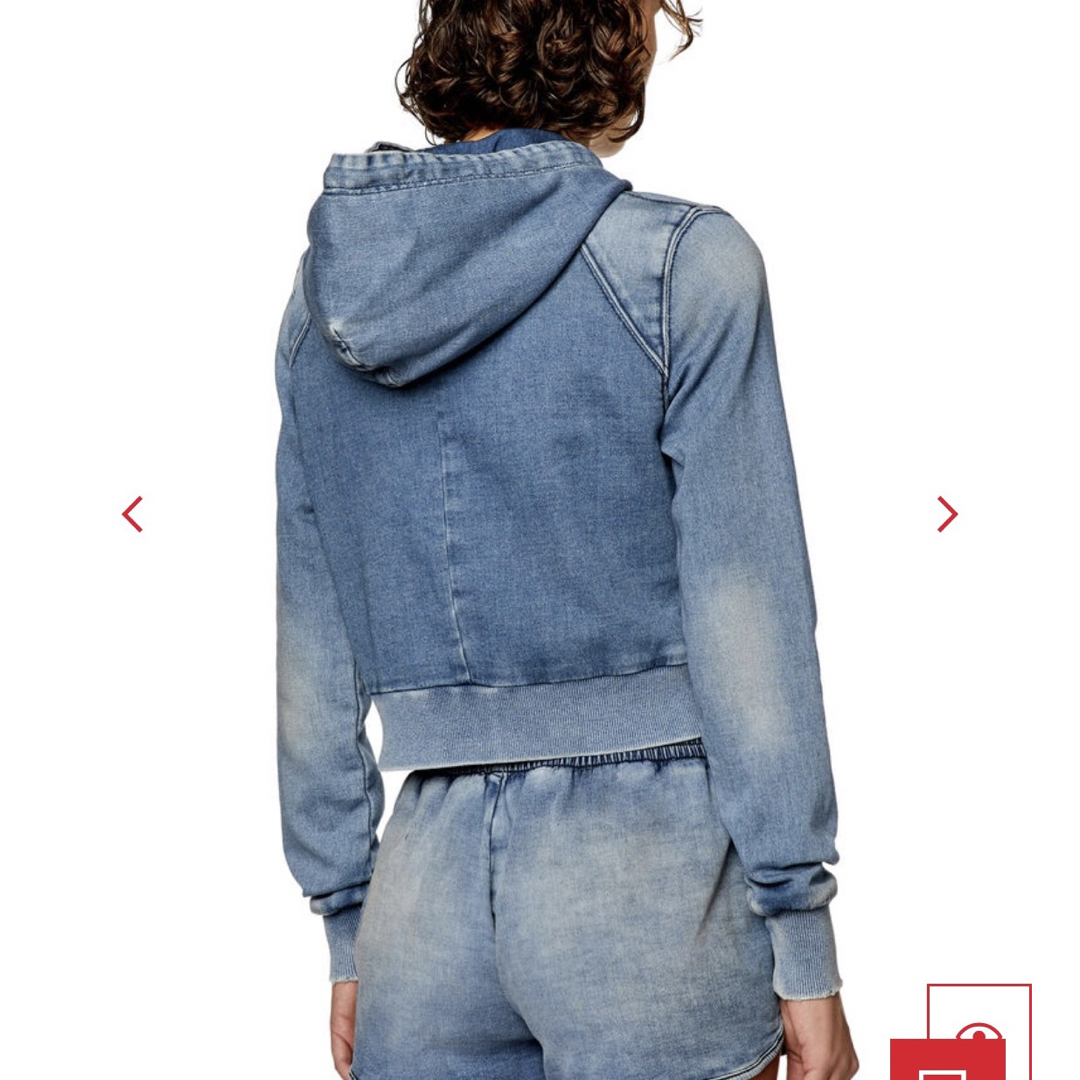 DIESEL - ディーゼル D-Angy-Hood-Ne スウェットパーカー DIESEL - ディーゼル D-Angy-Hood-Ne スウェットパーカー