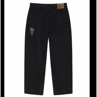 ステューシー(STUSSY)のStussy Washed Canvas Big Ol' Jeans 31 黒(デニム/ジーンズ)