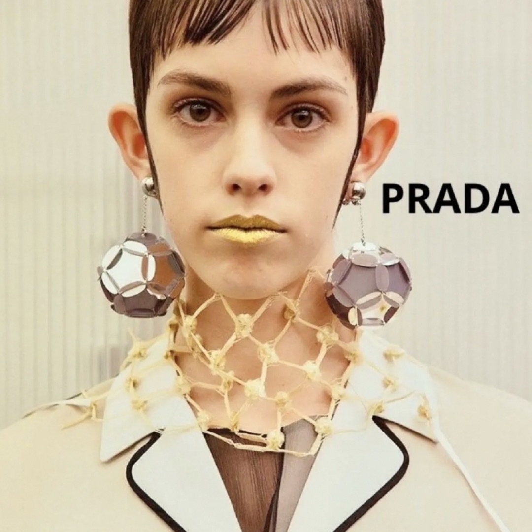 希少 PRADA プラダ ss16 イヤリング コレクションライン