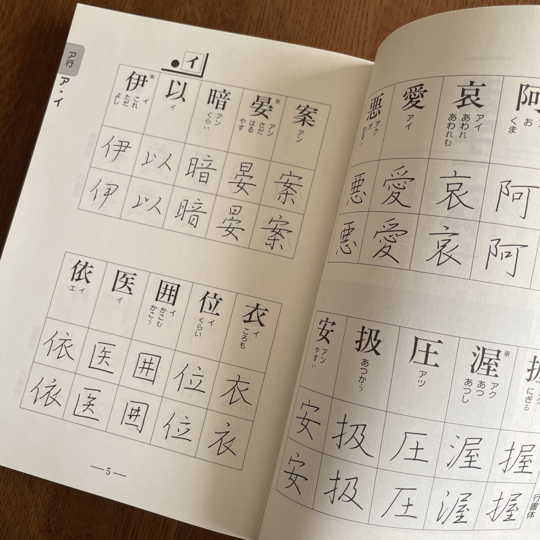常用漢字、人名用漢字　楷書行書字典 エンタメ/ホビーの本(語学/参考書)の商品写真