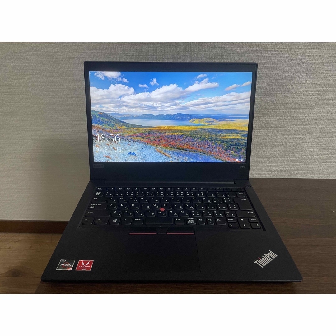 【美品】Lenovo E495 ノートPC 14インチ　2020年購入