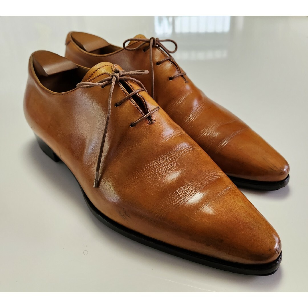 【美品】Berluti　タトゥーコレクション　タイガー　パティーヌ　7.5