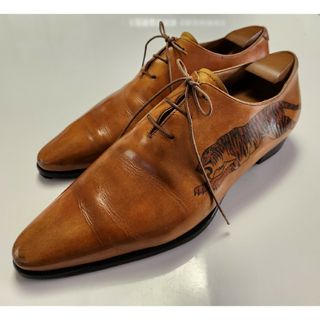 ベルルッティ(Berluti)の【美品】Berluti　タトゥーコレクション　タイガー　パティーヌ　7.5(ドレス/ビジネス)