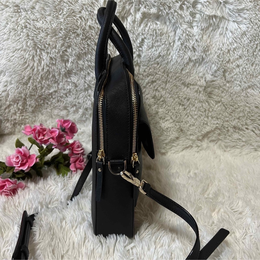 美品✨ ケイトスペード  kate spade ハンドバッグ レザー ブラック