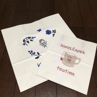 カレルチャペック(KarelCapek)のカレルチャペック紅茶店　ショップ紙袋　3枚(ショップ袋)