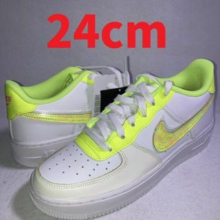 NIKE エアフォース1 24センチ　レインボー　カラフル