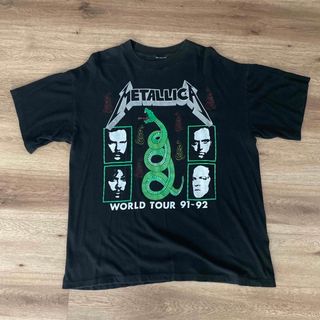 91-92 METALLICA WORLD TOUR RULES BOOTLEG(Tシャツ/カットソー(半袖/袖なし))