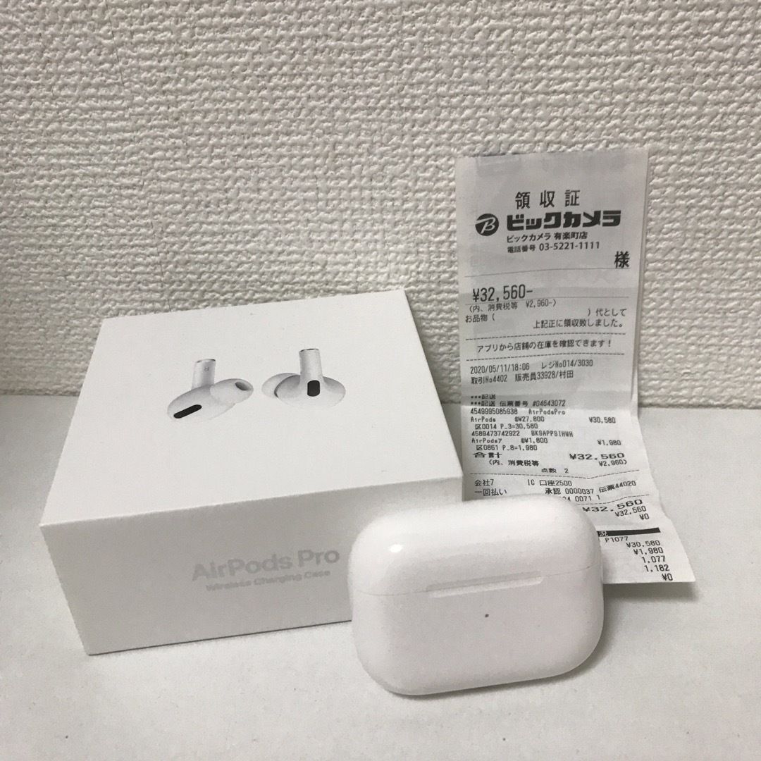 美品！完品！Apple AirPods Pro MWP22J/A  第一世代